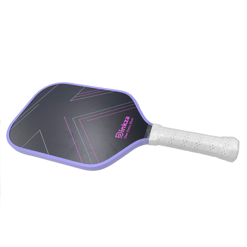 Angled shot highlighting paddle surface and handle.